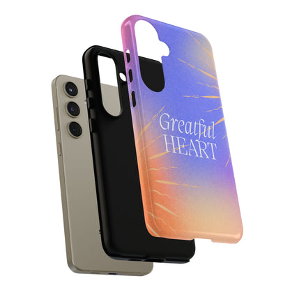 Grateful Heart Blue Samsung Case