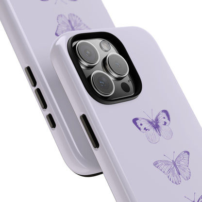 Purple Butterfly iPhone Case