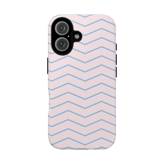 Pink & Blue Graphic iPhone Case