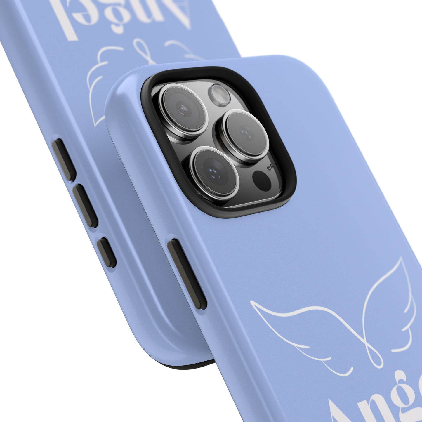 Angel Baby Blue iPhone Case