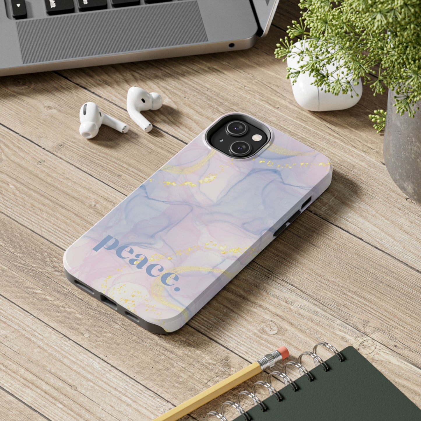 Purple Peace iPhone Case