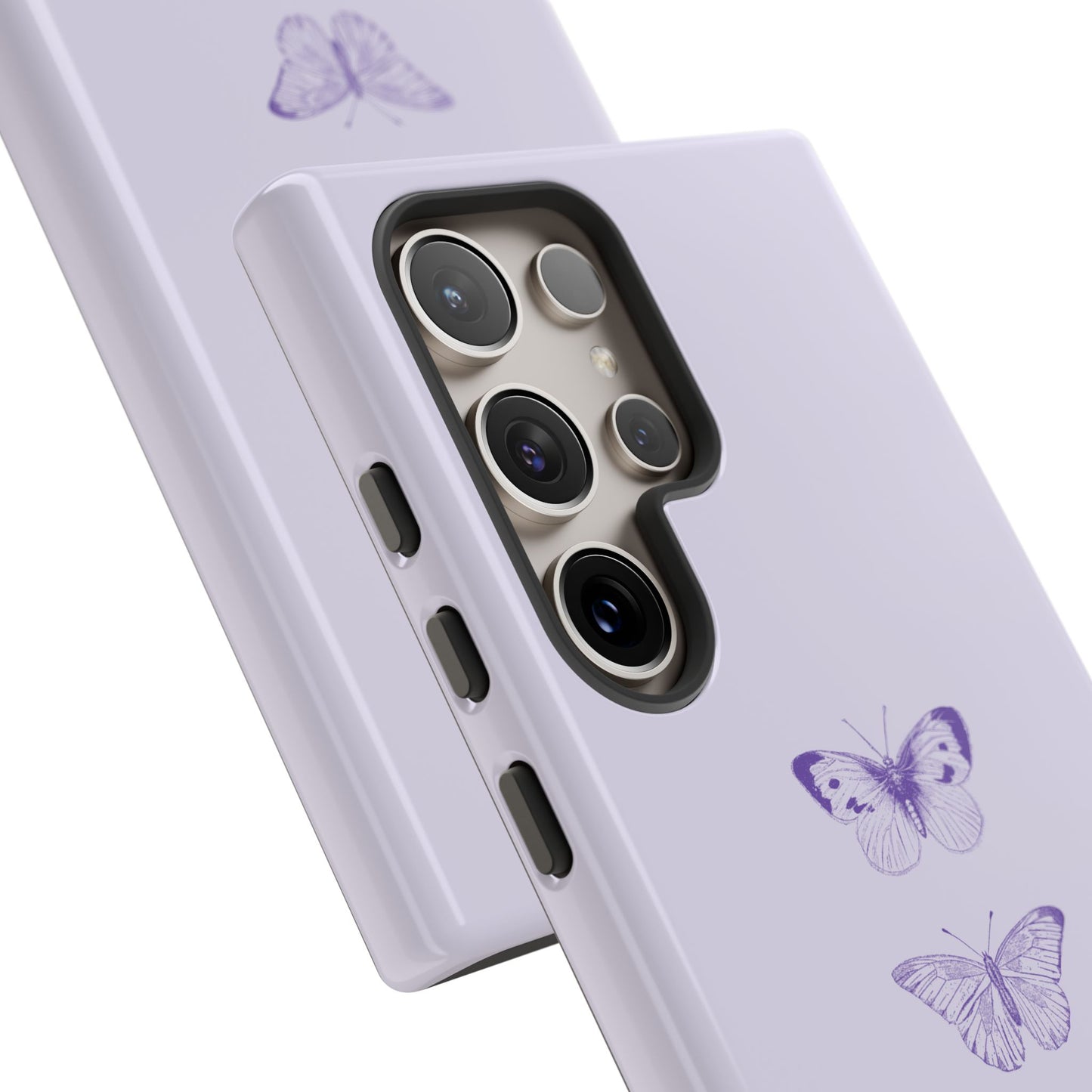 Purple Butterfly Samsung Case