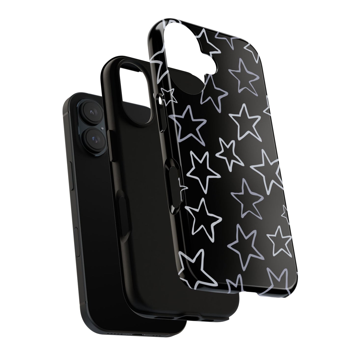 Black Stars iPhone Case