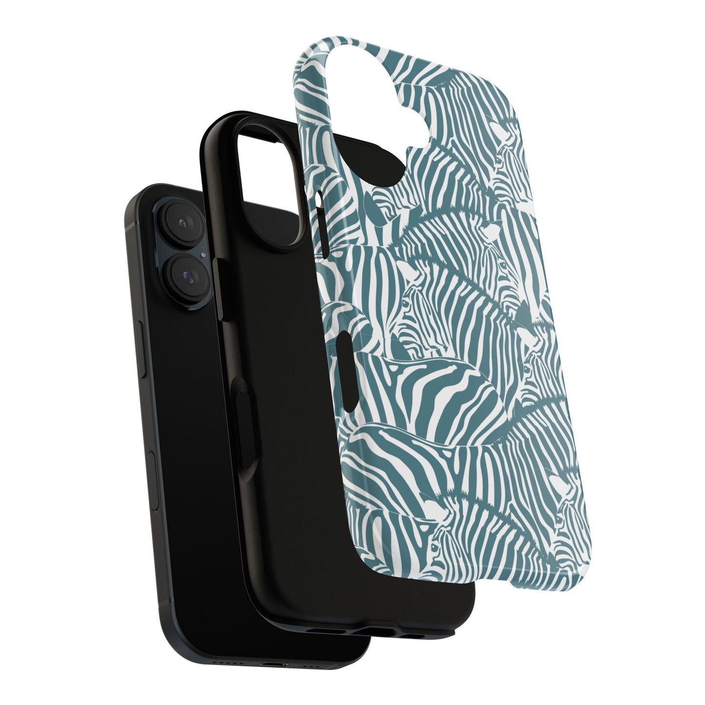 Green Zebra iPhone Case