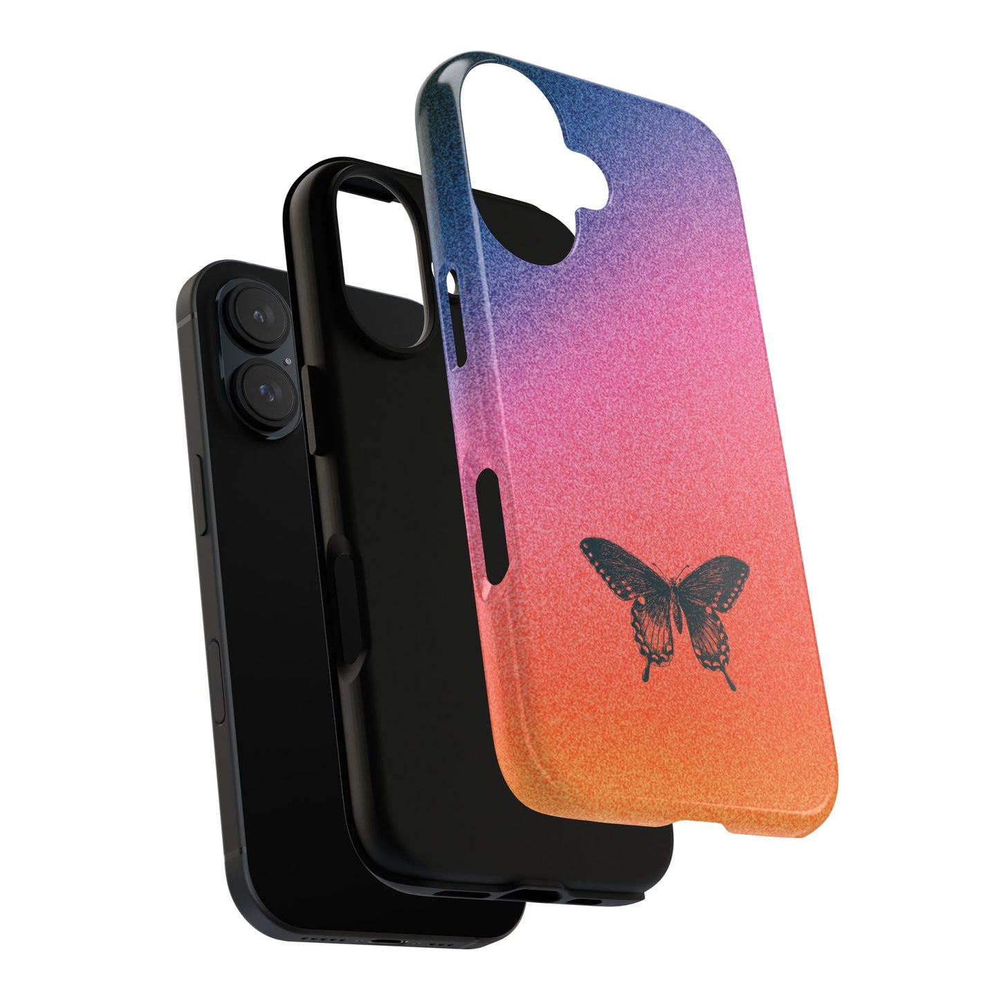 Butterfly Rainbow iPhone Case