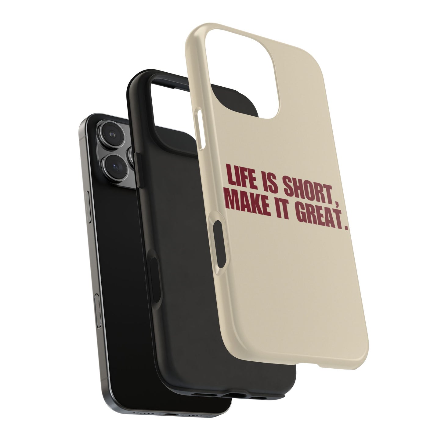 Life is short. iPhone Case