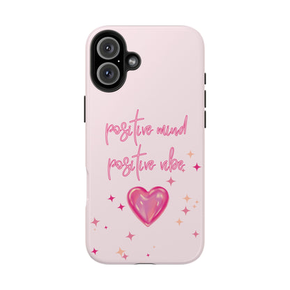 Positive Vibe. Positive Live. Phone case