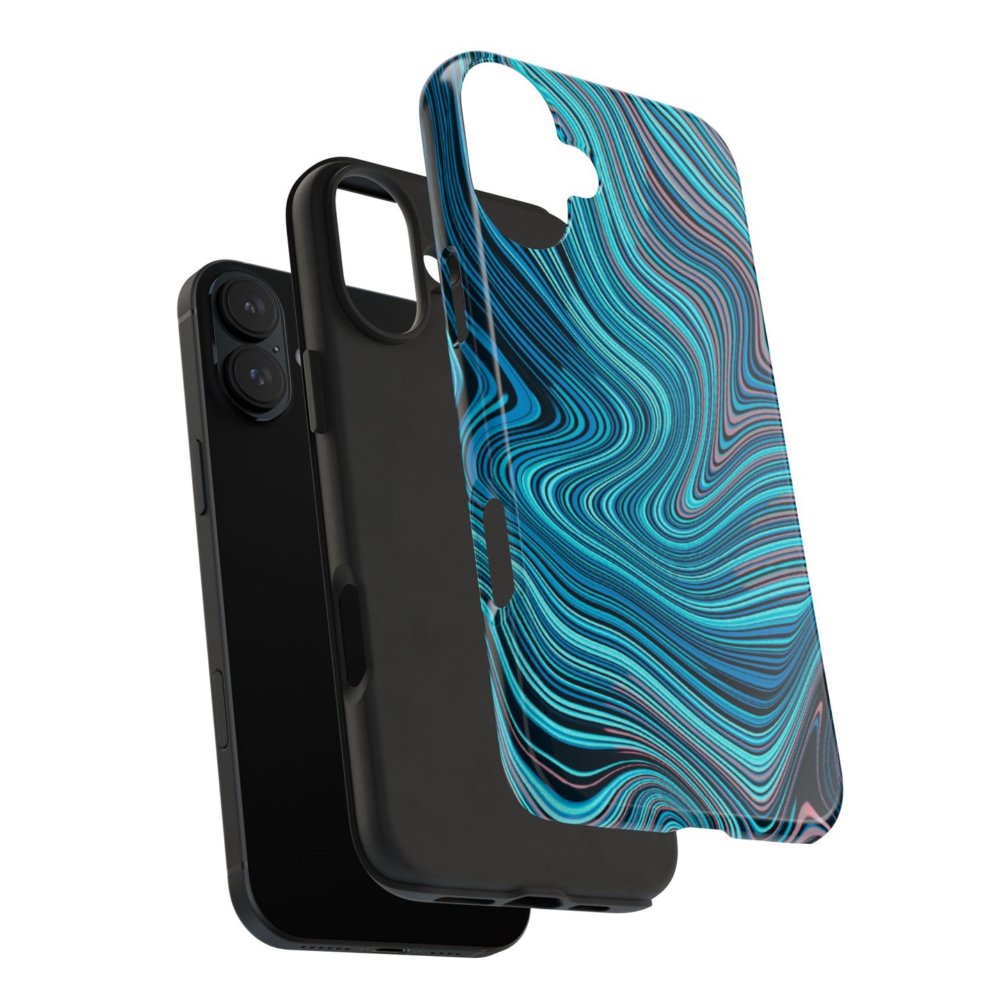 Blue Fluidity iPhone Case