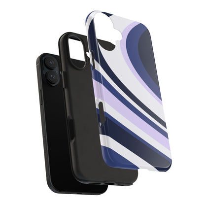 Abstract Purple & Blue iPhone Case