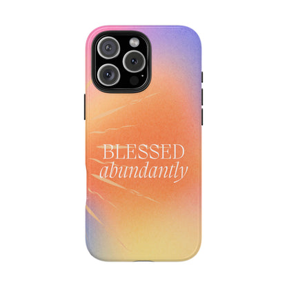 Blessed Abundantly iPhone Case