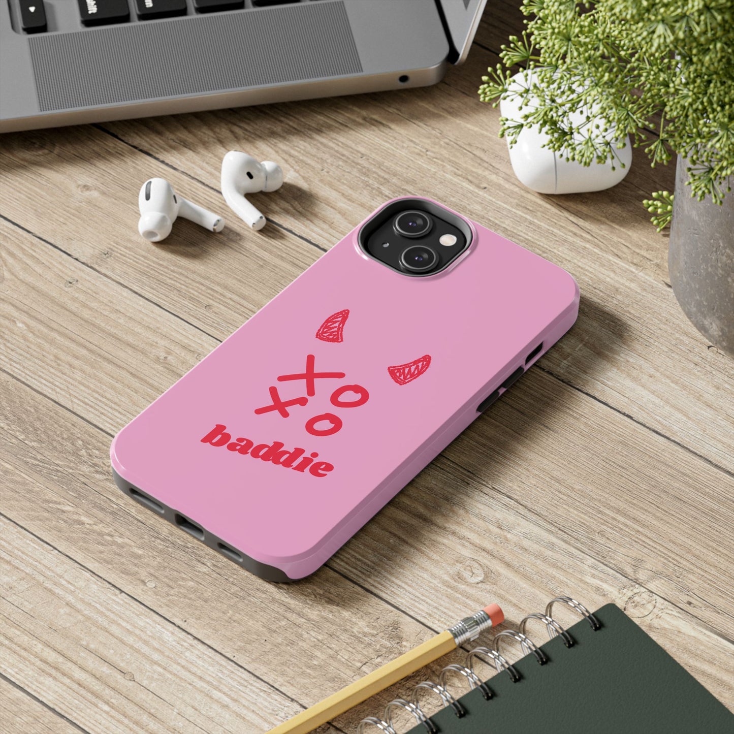 XOXO Baddie Pink iPhone Case