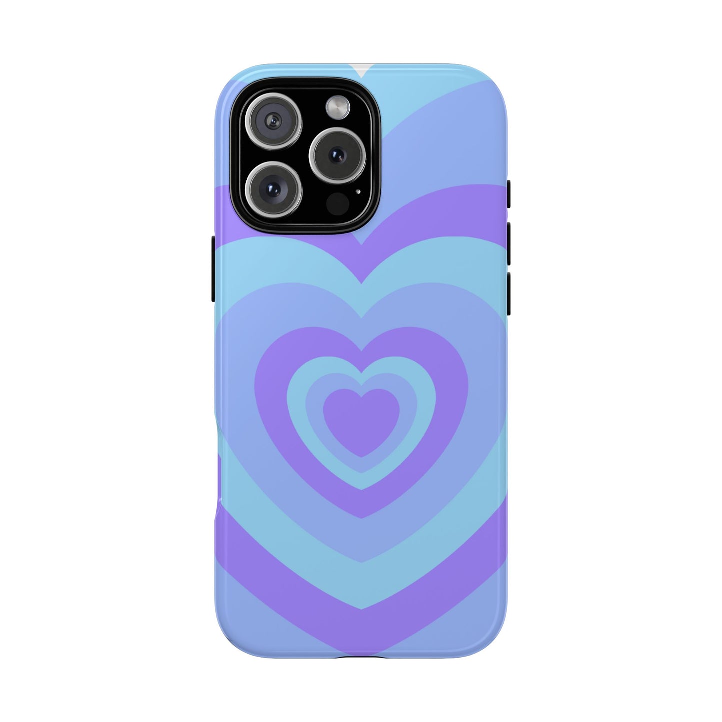 Infinity Blue & Purple Hearts iPhone Case