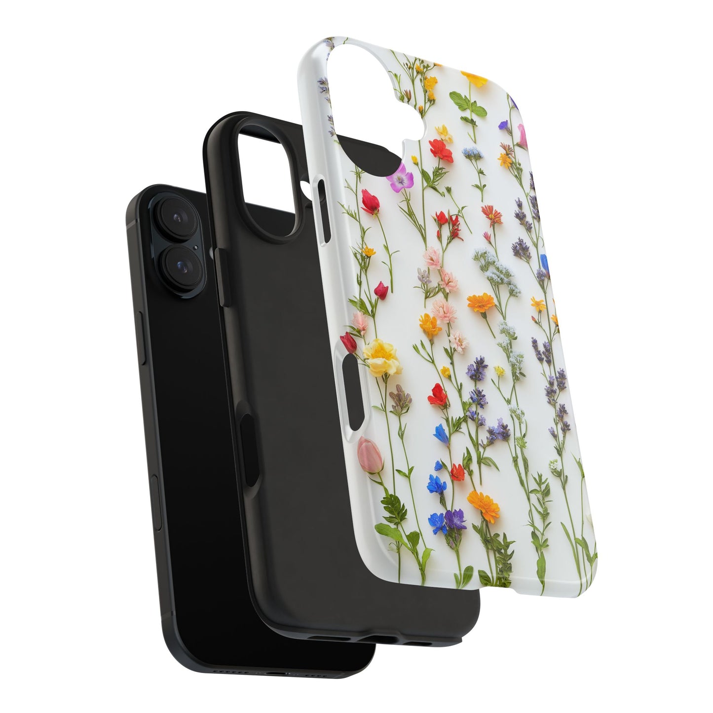 Rainbow Flowers iPhone Case