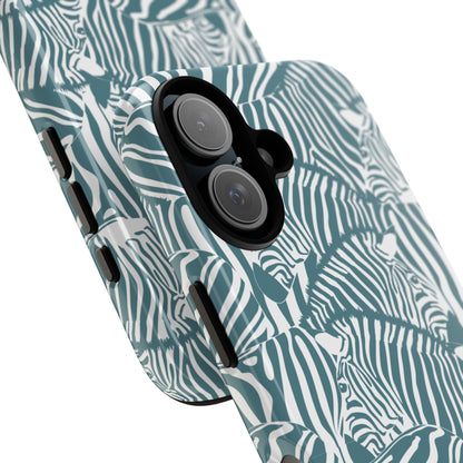 Green Zebra iPhone Case