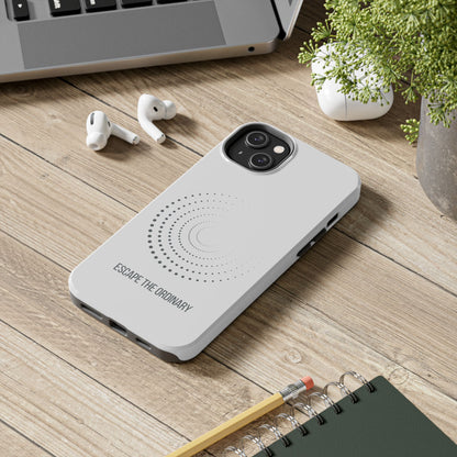 Escape The Ordinary White iPhone Case