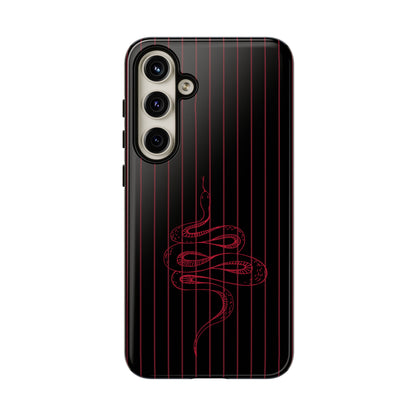 Red Snake Black Samsung Case