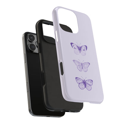 Purple Butterfly iPhone Case