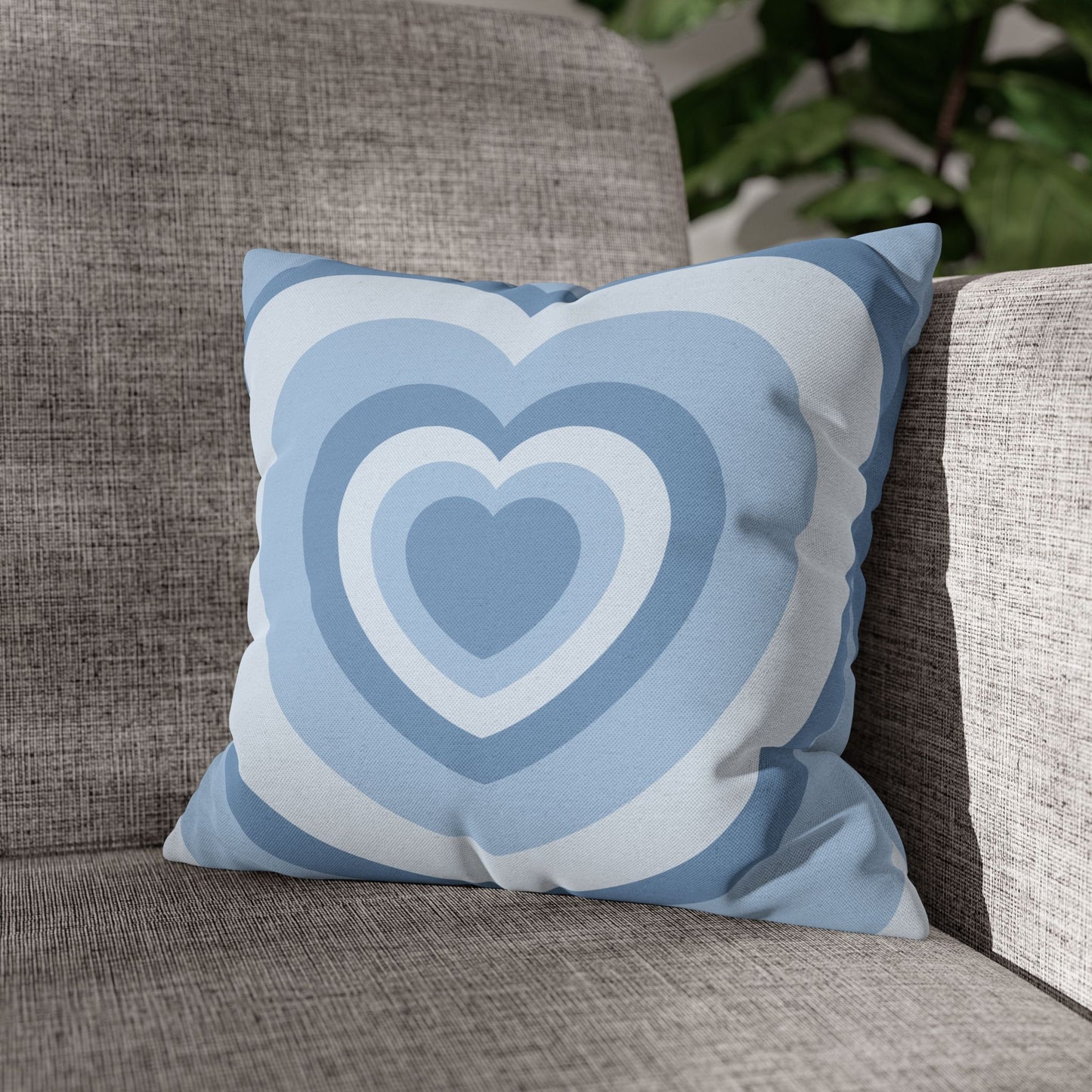 Blue Infinity Love Decorative Pillow