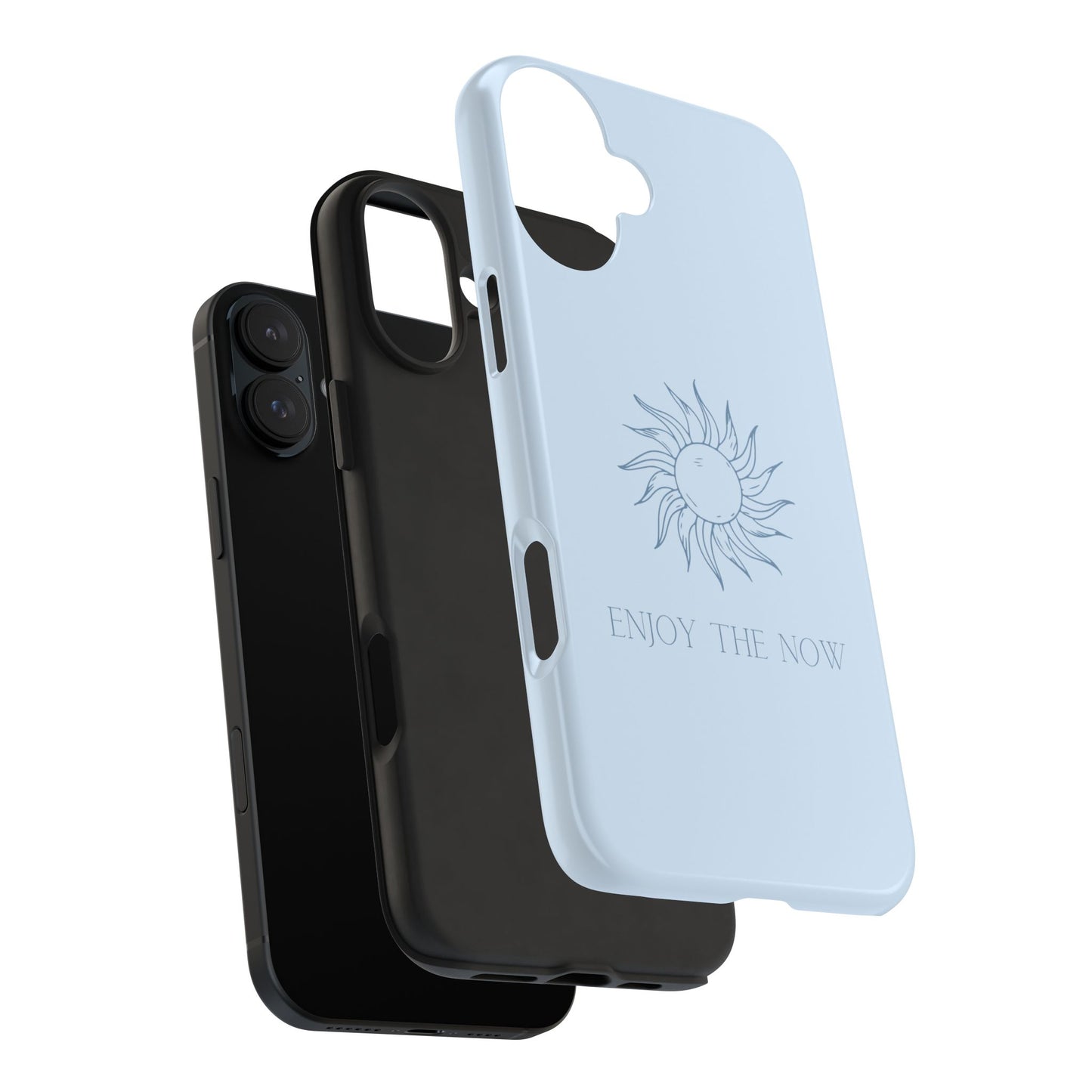 Enjoy The Now Blue iPhone Case