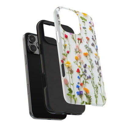 Rainbow Flowers iPhone Case