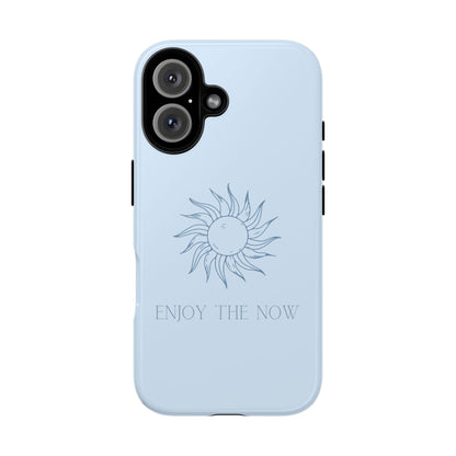 Enjoy The Now Blue iPhone Case