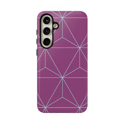 Purple Triangles Samsung Case