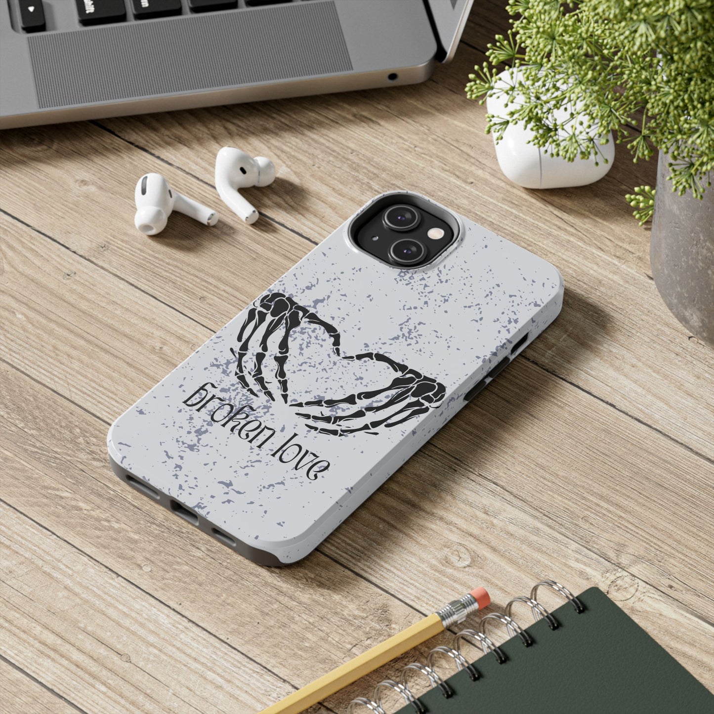 Broken Love White iPhone Case