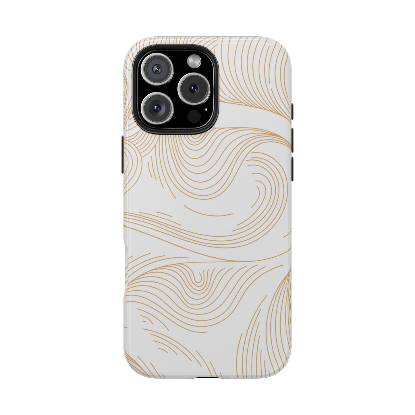 Golden Lines iPhone Case