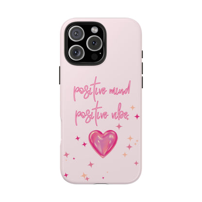 Positive Vibe. Positive Live. Phone case