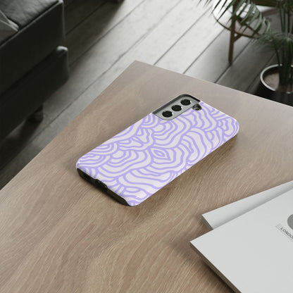 Purple Lines Samsung Case