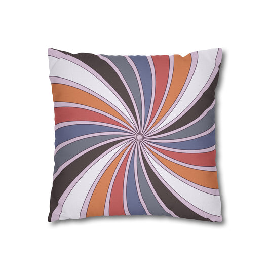 Colorful Spiral Decorative Pillow