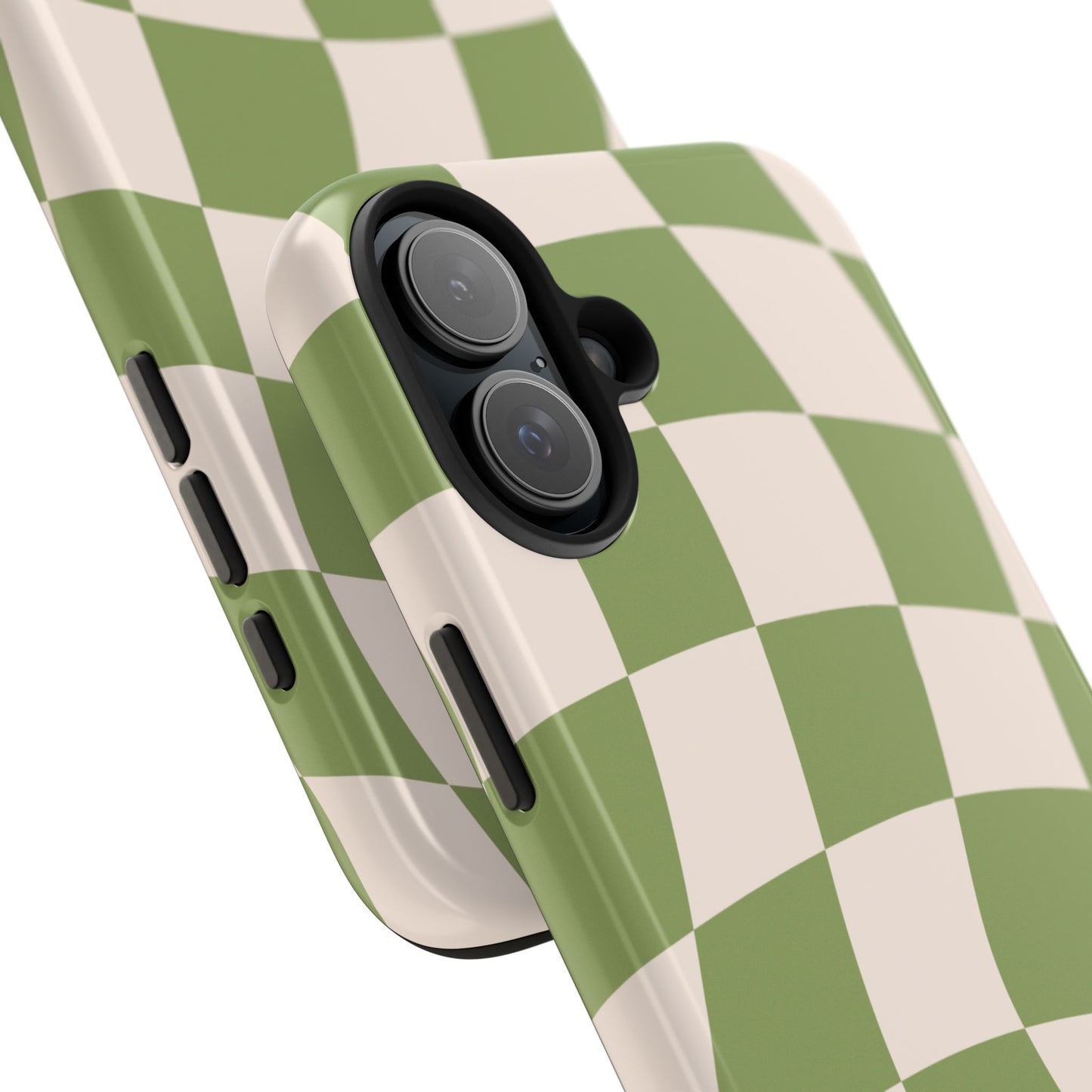 Green Chessboard iPhone Case