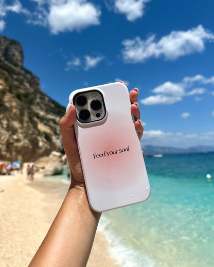 Feed Your Soul Pink iPhone Case